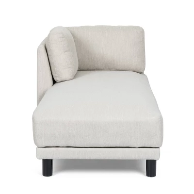 Hyland Contemporary Fabric Upholstered Chaise Lounge - Christopher Knight Home 3 Hyland Contemporary Fabric Upholstered Chaise Lounge - Christopher Knight Home - Image 2