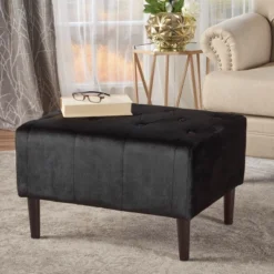 Kimiko Tufted Ottoman - Christopher Knight Home