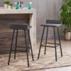 Set Of 2 Bidwell Modern Wood Barstool - Christopher Knight Home -Furniture Haven Sales GUEST eca9e67b 544e 4fc2 a36e 3fca09bdc141