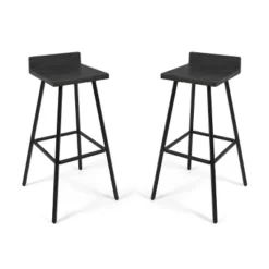 Set Of 2 Bidwell Modern Wood Barstool - Christopher Knight Home -Furniture Haven Sales GUEST ee6e9d46 fa56 481c 9e6a 1bbd561a923a