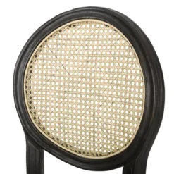 2pc Govan French Country Wooden Counter Height Barstools With Upholstered Seating Charcoal/Black - Christopher Knight Home -Furniture Haven Sales GUEST ee9425cd eff3 4512 aa99 06c1f3b41f9f