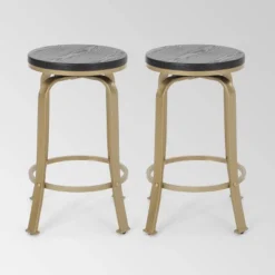 Set Of 2 Skyla Modern Industrial Swivel Counter Height Barstool - Christopher Knight Home -Furniture Haven Sales GUEST ef2540e9 16ae 4aa1 9342 c68d20062fb7