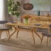 Salli Rectangular Dining Table - Natural Oak - Christopher Knight Home 1 Salli Rectangular Dining Table - Natural Oak - Christopher Knight Home -Furniture Haven Sales GUEST efa32328 db5d 495d b538 1ea864b8c27b