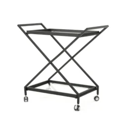 Sherianne Industrial Iron Bar Cart - Christopher Knight Home -Furniture Haven Sales GUEST efec272f cfe9 4509 8d2e bda95a147b44