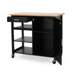 Westcliffe Contemporary Kitchen Cart With Wheels - Christopher Knight Home -Furniture Haven Sales GUEST f46c58b7 e36c 4534 8f7e d0332ec0571d