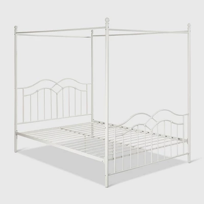 Queen Earhart Traditional Iron Canopy Bed - Christopher Knight Home 7 Queen Earhart Traditional Iron Canopy Bed - Christopher Knight Home - Image 5