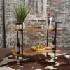 Gerard Industrial Wooden Bar Cart - Christopher Knight Home -Furniture Haven Sales GUEST fd38afb3 c211 42a4 b3a7 13e94797efde