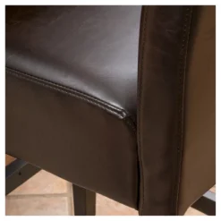 Set Of 2 26" Portman Bonded Leather Counter Height Barstool Brown - Christopher Knight Home -Furniture Haven Sales GUEST fdd72bac 7c61 47c4 ba78 721fc9cc5af4