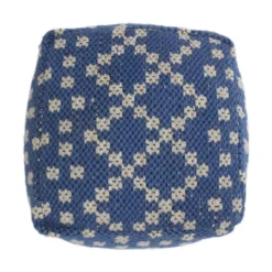 Blessberg Boho Moroccan Inspired Pouf Blue - Christopher Knight Home -Furniture Haven Sales GUEST 01a074f5 edd6 4ebf 87e2 d2a01f1a4945