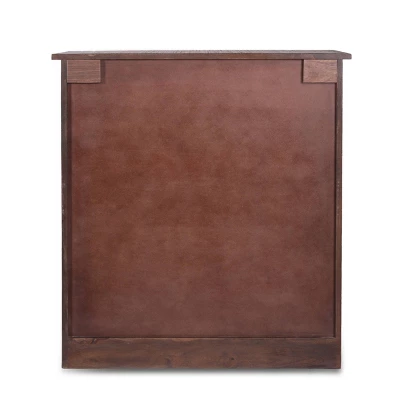 Terrell Handcrafted Boho Mango Wood Cabinet Antique Natural - Christopher Knight Home 5 Terrell Handcrafted Boho Mango Wood Cabinet Antique Natural - Christopher Knight Home - Image 3