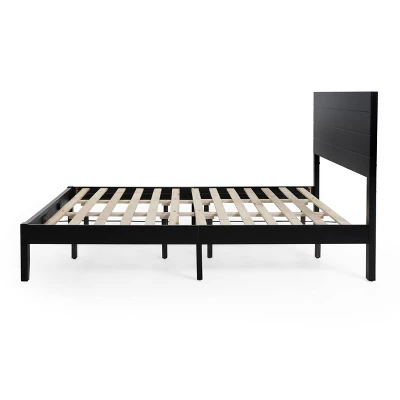Queen Edgecombe Wooden Low-Profile Platform Bed - Christopher Knight Home 4 Queen Edgecombe Wooden Low-Profile Platform Bed - Christopher Knight Home - Image 2