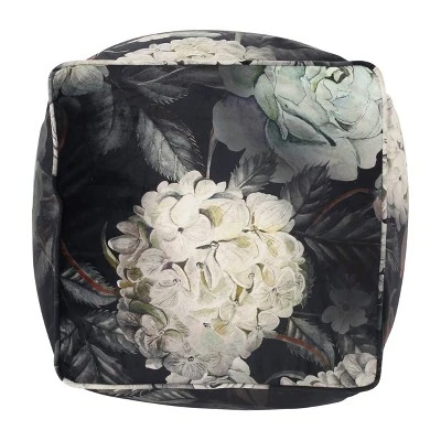 Reigle Traditional Medium Fabric Cube Pouf - Christopher Knight Home 6 Reigle Traditional Medium Fabric Cube Pouf - Christopher Knight Home - Image 4