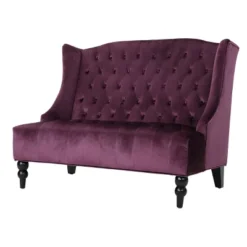 Leora Winged Loveseat - Christopher Knight Home -Furniture Haven Sales GUEST 0957f741 d84f 4723 9d02 f4454438b953