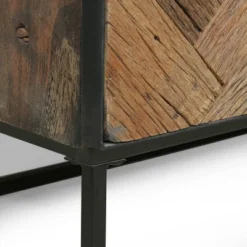 Burdine Handcrafted Boho Wood 3 Drawer Cabinet Natural/Black - Christopher Knight Home -Furniture Haven Sales GUEST 0c925f12 2f90 4c37 992b 34cdb18d9e0a