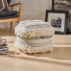 Cacey Boho Wool Pouf Ivory - Christopher Knight Home -Furniture Haven Sales GUEST 0d1ccba3 4adb 4294 a7d5 a82fd4eee072