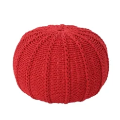 Corisande Knitted Cotton Pouf - Christopher Knight Home 15 Corisande Knitted Cotton Pouf - Christopher Knight Home -Furniture Haven Sales GUEST 175e6cc4 1d56 496c a966 2ce08c188a4e