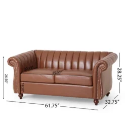 Glenmont Contemporary Channel Stitch Loveseat With Nailhead Trim - Christopher Knight Home 17 Glenmont Contemporary Channel Stitch Loveseat With Nailhead Trim - Christopher Knight Home -Furniture Haven Sales GUEST 1908a6d0 5d03 48ec b0f6 3801ca4975b8