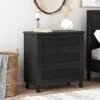 Newell Rustic Acacia Wood And Cane 3 Drawer Dresser Dark Gray - Christopher Knight Home -Furniture Haven Sales GUEST 1e6d4cd1 5431 4cbc 904c d825de8bc1d9