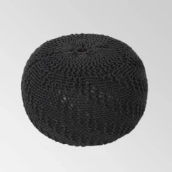 Alwes Knitted Pouf - Christopher Knight Home -Furniture Haven Sales GUEST 26bc75b0 1de4 41e8 ac1b 744a0a3cda65