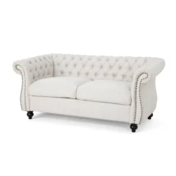 Somerville Traditional Chesterfield Loveseat - Christopher Knight Home -Furniture Haven Sales GUEST 27510145 c665 4a8e ab08 733327ea13e3