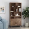67.25" Gallatin Contemporary Cube Unit Bookcase Walnut - Christopher Knight Home -Furniture Haven Sales GUEST 2a70c846 f06e 4939 9b3f b6db35313ebe