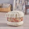 Proto Boho Wool Pouf Ivory - Christopher Knight Home -Furniture Haven Sales GUEST 2bd425f1 7009 441b 8ace 925443fccc93