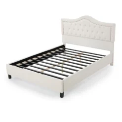 Queen Dante Upholstered Traditional Bed Frame - Christopher Knight Home 10 Queen Dante Upholstered Traditional Bed Frame - Christopher Knight Home -Furniture Haven Sales GUEST 2c457f16 7ded 4def bb83 44a224be7a76