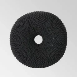 Burley Knitted Donut Pouf Dark Gray - Christopher Knight Home -Furniture Haven Sales GUEST 31c68747 fa71 4b92 8216 d72ede4bffa7