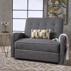 Calliope Buttoned Reclining Loveseat - Christopher Knight Home