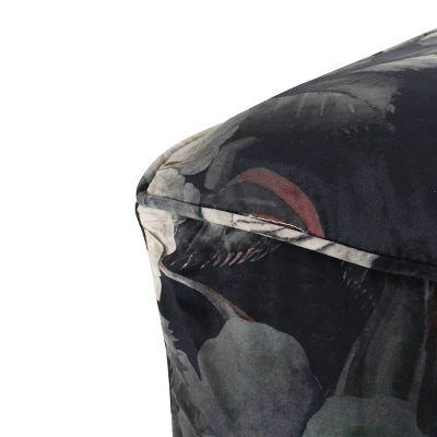 Reigle Traditional Medium Fabric Cube Pouf - Christopher Knight Home 8 Reigle Traditional Medium Fabric Cube Pouf - Christopher Knight Home - Image 6