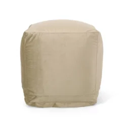 Caney Modern Velveteen Cube Pouf - Christopher Knight Home -Furniture Haven Sales GUEST 3e109f38 075e 4101 95ee 750d476772e4