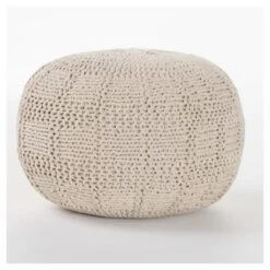Yuny Handcrafted Modern Fabric Pouf - Christopher Knight Home -Furniture Haven Sales GUEST 4141ba1d bdef 4221 82b5 7ecdf6437956