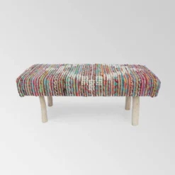 Laveta Boho Rectangular Bench - Christopher Knight Home -Furniture Haven Sales GUEST 5496961f e212 4b50 b539 63a236a40e34