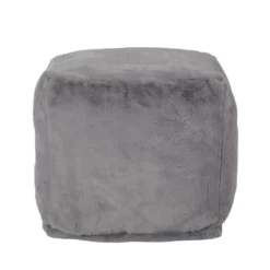 Cube Silkie Modern Glam Faux Fur Pouf - Christopher Knight Home -Furniture Haven Sales GUEST 5862af60 be3f 4fee 9a67 f7ff3bd48a5a