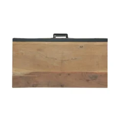 Burdine Handcrafted Boho Wood 3 Drawer Cabinet Natural/Black - Christopher Knight Home -Furniture Haven Sales GUEST 58c2f832 f8b9 43d7 9707 62e31441d319