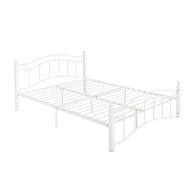 Queen Bouvardia Modern Contemporary Iron Bed - Christopher Knight Home 9 Queen Bouvardia Modern Contemporary Iron Bed - Christopher Knight Home - Image 7