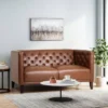 Rockney Contemporary Upholstered Tufted Loveseat - Christopher Knight Home