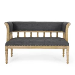 Loyning Traditional Fabric Tufted Loveseat - Christopher Knight Home -Furniture Haven Sales GUEST 5e4a7379 5a36 4cbd 9b44 953898963d39