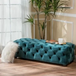 Piper Tufted Rectangular Ottoman Bench - Christopher Knight Home -Furniture Haven Sales GUEST 5e69ac7d c892 4255 ae13 5420bb160914
