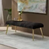 Capernaum Faux Fur Bench - Christopher Knight Home -Furniture Haven Sales GUEST 61c8f49e 3b73 4a3c b186 9b3278839c1f
