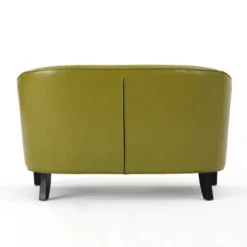 Justine Faux Leather Loveseat - Christopher Knight Home -Furniture Haven Sales GUEST 65d12ed1 1ab3 47ba 841b 0f0b754de34e