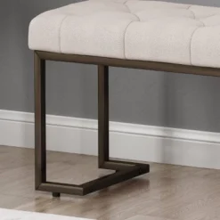 Galileo Modern Bench Beige - Christopher Knight Home -Furniture Haven Sales GUEST 6c349313 3fad 45e8 8111 23886f68e7d1