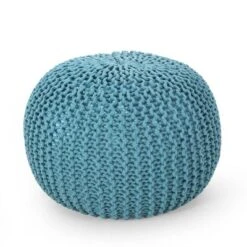 Nahunta Modern Knitted Cotton Round Pouf - Christopher Knight Home 22 Nahunta Modern Knitted Cotton Round Pouf - Christopher Knight Home -Furniture Haven Sales GUEST 6d8db41b 8aff 4b7c abd3 e72aaaa1d817