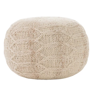 Malibu Moroccan Inspired Pouf Ottoman - Christopher Knight Home 6 Malibu Moroccan Inspired Pouf Ottoman - Christopher Knight Home - Image 5