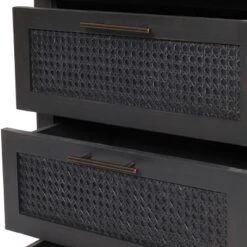 Newell Rustic Acacia Wood And Cane 3 Drawer Dresser Dark Gray - Christopher Knight Home 14 Newell Rustic Acacia Wood And Cane 3 Drawer Dresser Dark Gray - Christopher Knight Home -Furniture Haven Sales GUEST 71574c6e 7f07 4e41 958e 7a85138cf023