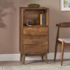 Rabun Handcrafted Mid-Century Modern Mango Wood 3 Drawer Chest Light Oak - Christopher Knight Home -Furniture Haven Sales GUEST 73da14ef 4322 4d70 867a cb45f3727761