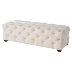 Piper Tufted Rectangular Ottoman Bench - Christopher Knight Home -Furniture Haven Sales GUEST 774970ef b6bc 4c07 8196 48a6cd37d2b8