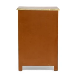 Sandia Handcrafted Boho 4 Drawer Mango Wood Nightstand Natural/White - Christopher Knight Home -Furniture Haven Sales GUEST 89c0a3e5 1d70 448e b5b5 dd01057bd7a1