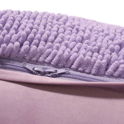 Moloney Modern Microfiber Chenille Round Pouf - Christopher Knight Home 5 Moloney Modern Microfiber Chenille Round Pouf - Christopher Knight Home - Image 3