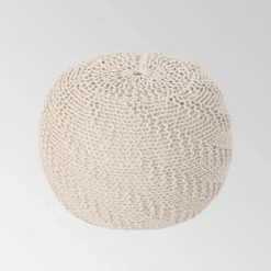Alwes Knitted Pouf - Christopher Knight Home -Furniture Haven Sales GUEST 8c033750 b438 4f0b bcc1 b36b1046e299